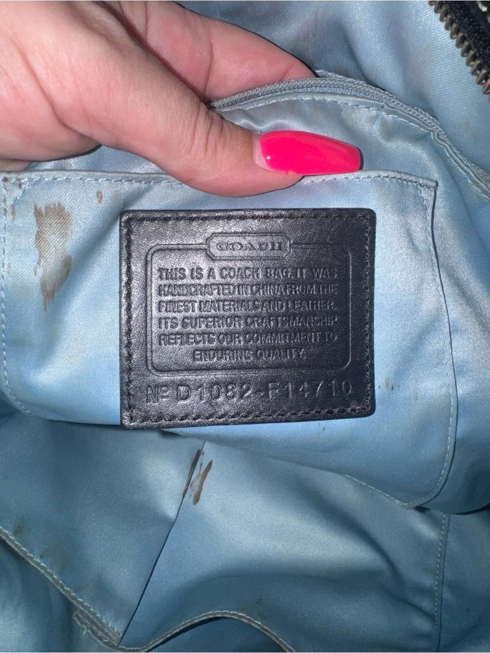 Coach Black and Gray Signature Shoulder Bag